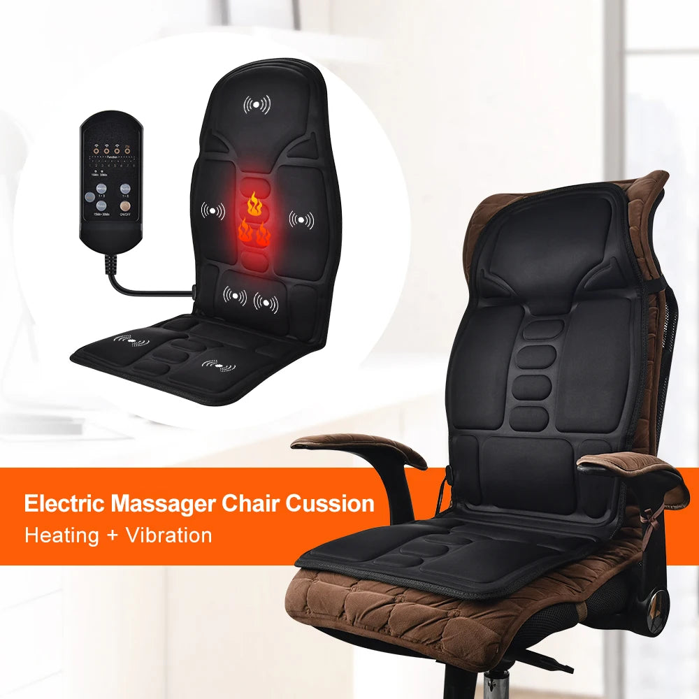 Electric Heating Vibrating Massage Pad